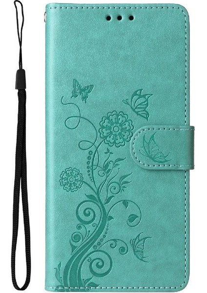 Xiaomi Redmi Not 12 Için Flip Case Pro Artı Flip Kart Yuvaları Deri Çiçek (Yurt Dışından)
