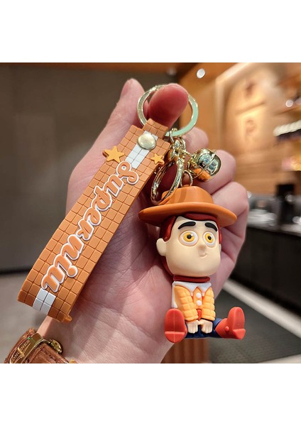 Banbo Woody Oturma Çanta Anahtarlığı Dekorasyonu Küçük Hediye (Yurt Dışından)