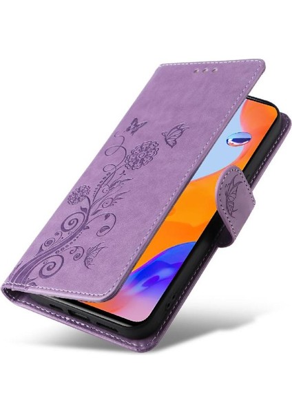 Xiaomi Redmi Not 11 Pro 4g Için Flip Case/5g Deri Çevirme Çiçek Cardyuvaları (Yurt Dışından)