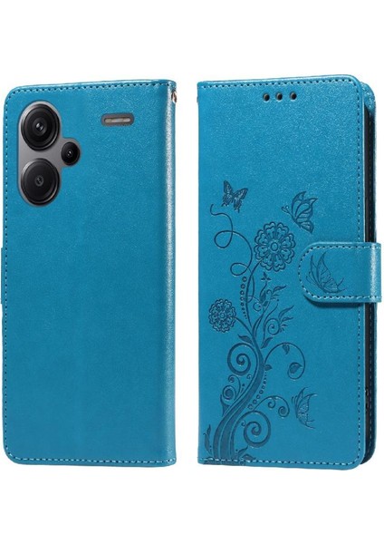 Xiaomi Redmi Not Için Flip Case 13 Pro Artı 5g Deri Kart Yuvaları Çevirin (Yurt Dışından)