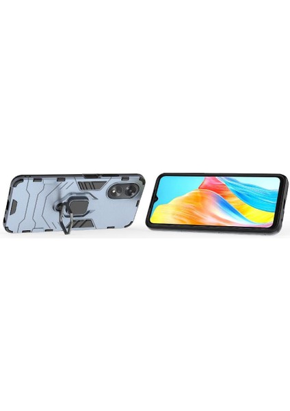 Oppo A38 4g Darbeye Dayanıklı Metal Halka Tutucu Için Halka Araç Montaj Kickstand Vaka (Yurt Dışından) fiyatları