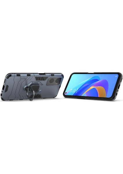 Oppo A96 4g Kickstand Darbeye Dayanıklı Metal Için Halka Araba Dağı Kickstand Vaka (Yurt Dışından)