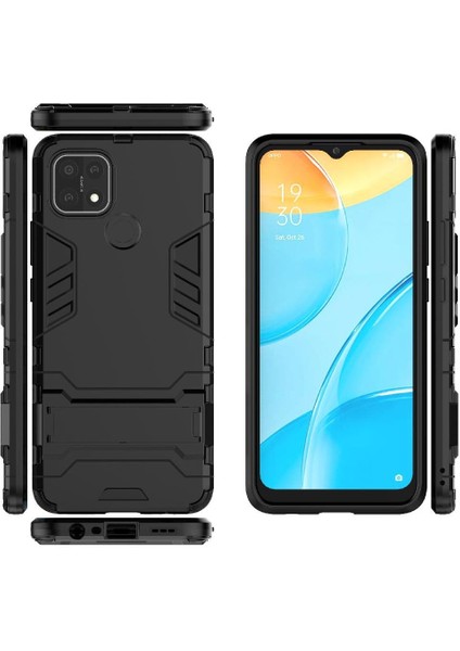 Oppo A35 Darbeye Askeri Sınıf Metal Için Halka Araba Dağı Kickstand Kılıf (Yurt Dışından)