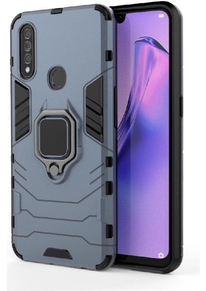 Oppo A8/oppo Metal Metal Halka Tutucu Sınıfı Için Halka Araç Montaj Kickstand Kılıfı (Yurt Dışından) modelleri