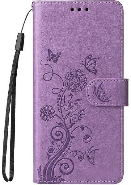 Google Piksel 9 Pro Xl Cardyuvaları Flip Çiçek Deri Için Flip Case (Yurt Dışından)