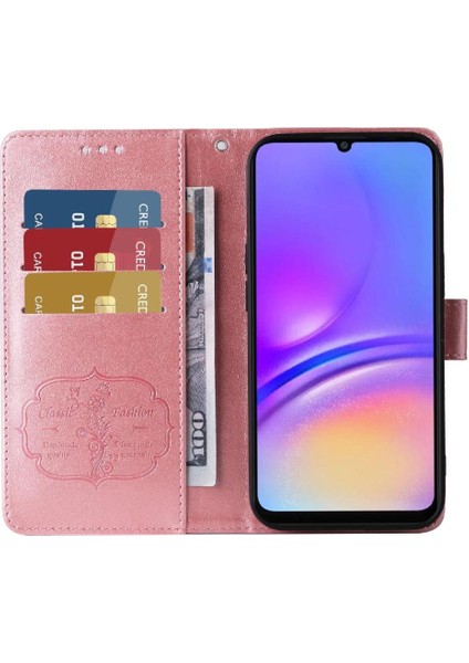 Samsung Galaxy A06 Cardyuvaları Deri Çiçek Flip Case Için Flip Case (Yurt Dışından)