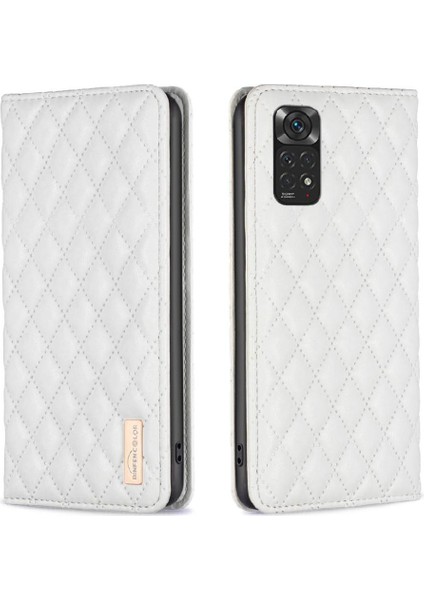 Xiaomi Redmi Not 11 Için Flip Case 4g Cüzdan Kart Yuvaları Tutucu Manyetik (Yurt Dışından)