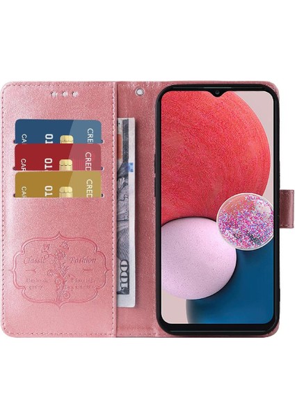 Samsung Galaxy A04 4g Cardyuvaları Flip Case Çiçek Deri (Yurt Dışından) fırsatları