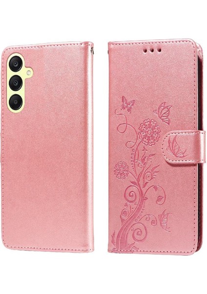 Samsung Galaxy A25 Için Flip Case 5g Cardyuvaları Flip Çiçek Deri (Yurt Dışından)