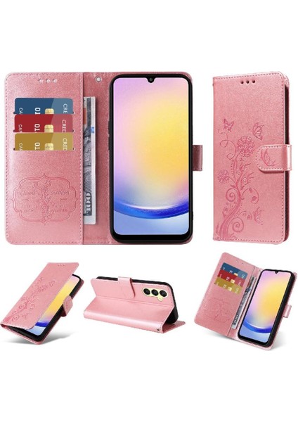 Samsung Galaxy A25 Için Flip Case 5g Cardyuvaları Flip Çiçek Deri (Yurt Dışından) fırsatları