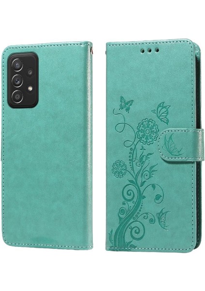 Samsung Galaxy A52S Çiçek Deri Kart Yuvaları Flip Case (Yurt Dışından) modelleri