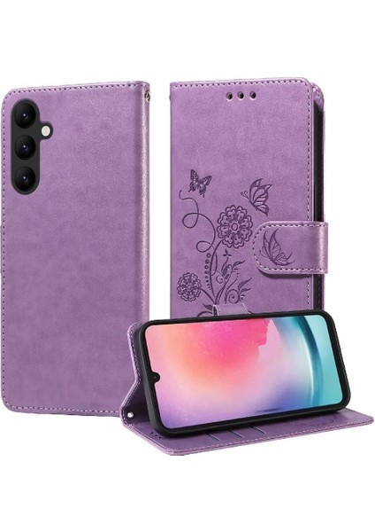 Samsung Galaxy A24 4g Cardyuvaları Çiçek Deri Flip Case (Yurt Dışından) fırsatları
