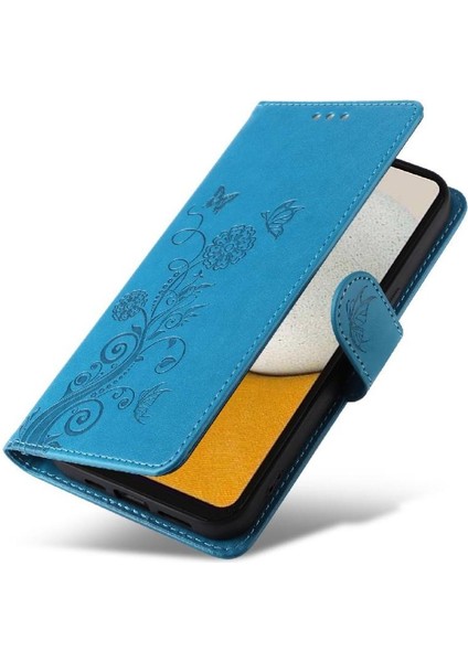 Samsung Galaxy A34 5g Flip Deri Çiçek Kart Yuvaları Için Flip Case (Yurt Dışından) indirimleri