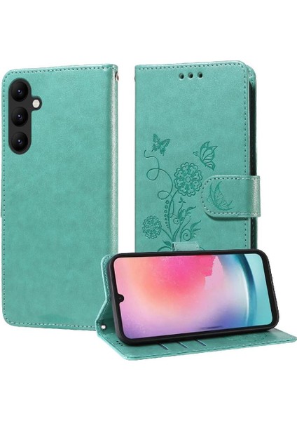 Samsung Galaxy A24 4g Cardyuvaları Çiçek Deri Flip Case (Yurt Dışından) fırsatları