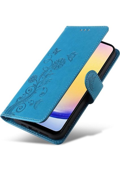 Samsung Galaxy A25 Için Flip Case 5g Cardyuvaları Flip Çiçek Deri (Yurt Dışından) modelleri