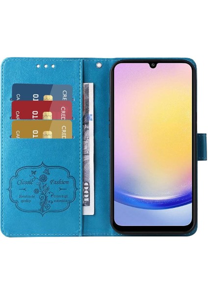 Samsung Galaxy A25 Için Flip Case 5g Cardyuvaları Flip Çiçek Deri (Yurt Dışından) fırsatları