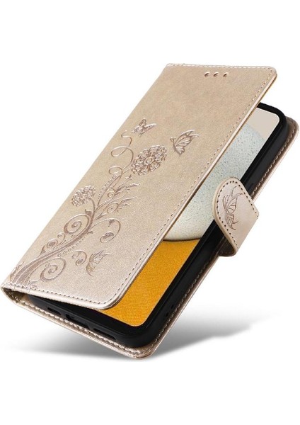 Samsung Galaxy A34 5g Flip Deri Çiçek Kart Yuvaları Için Flip Case (Yurt Dışından) fırsatları
