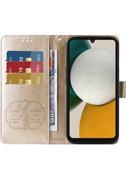 Samsung Galaxy A34 5g Flip Deri Çiçek Kart Yuvaları Için Flip Case (Yurt Dışından) indirimleri