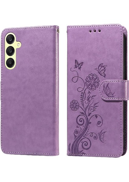 Samsung Galaxy A25 Için Flip Case 5g Cardyuvaları Flip Çiçek Deri (Yurt Dışından) modelleri
