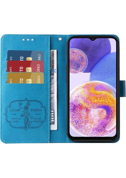 Samsung Galaxy A52S Çiçek Deri Kart Yuvaları Flip Case (Yurt Dışından) modelleri