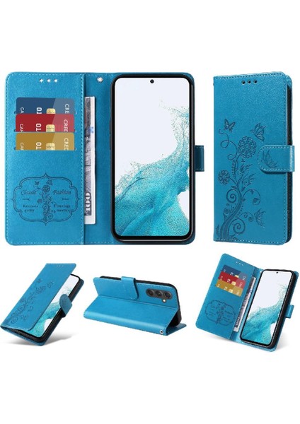 Samsung Galaxy A54 5g Deri Kart Yuvaları Için Flip Case Çiçek Flip (Yurt Dışından) fırsatları