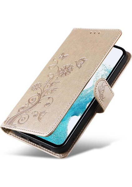 Samsung Galaxy A54 5g Deri Kart Yuvaları Için Flip Case Çiçek Flip (Yurt Dışından) fırsatları