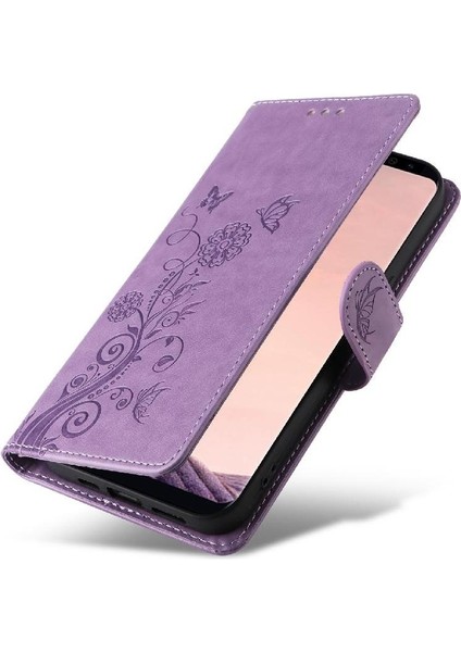 Samsung Galaxy S8 Artı Cardyuvaları Deri Flip Çiçek Için Flip Case (Yurt Dışından)