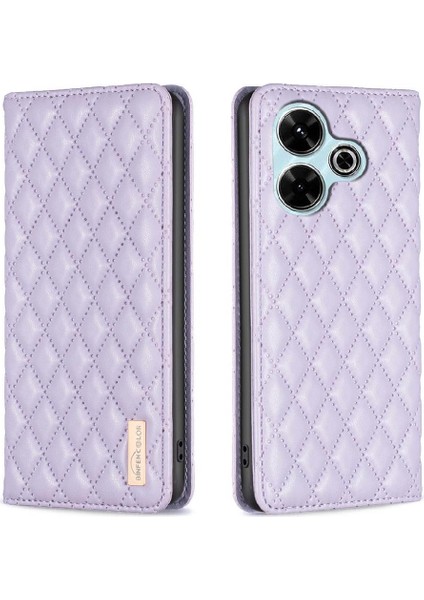 Xiaomi Poco M6 4g Tam Koruma Manyetik Kapatma Kartı Için Flip Case (Yurt Dışından)