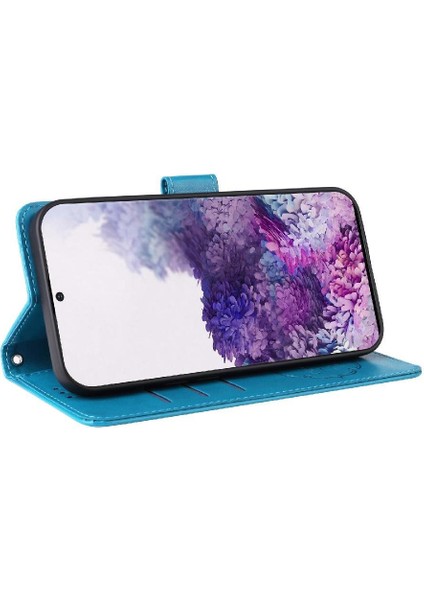 Samsung Galaxy S20 Artı Deri Çiçek Flip Kart Yuvaları Için Flip Case (Yurt Dışından)