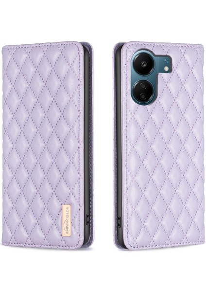 Xiaomi Poco C65 Tam Koruma Manyetik Kapatma Darbeye Için Flip Case (Yurt Dışından)
