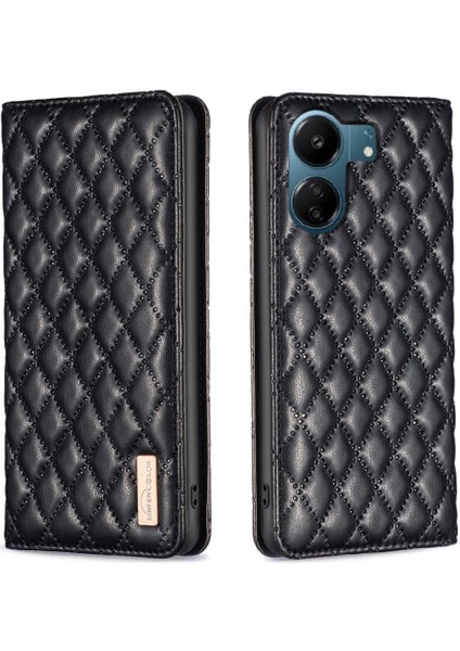 Xiaomi Poco C65 Tam Koruma Manyetik Kapatma Darbeye Için Flip Case (Yurt Dışından)