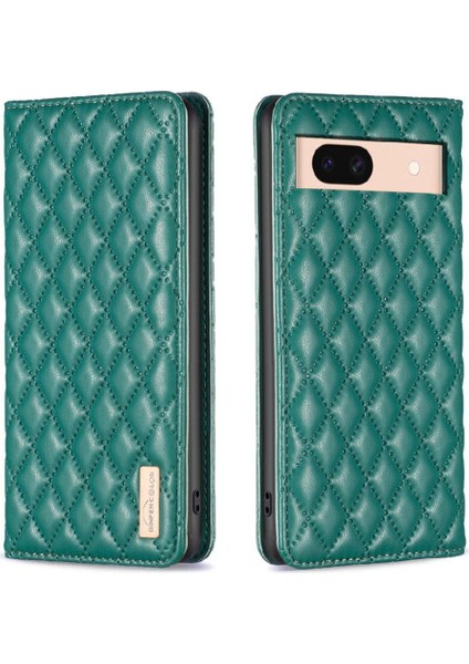Google Piksel 8A Tam Koruma Manyetik Kapatma Kart Yuvaları Için Flip Case (Yurt Dışından)