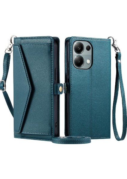 Cüzdan Crossbody Durumda Xiaomi Redmi Için Not 13 Pro 4g Cüzdan Kılıf Için Kart (Yurt Dışından)