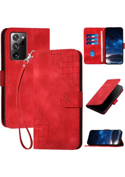 Ayrılabilir El Kayışı ile Samsung Galaxy Not 20 Ultra Için Flip Case Yüksek (Yurt Dışından)