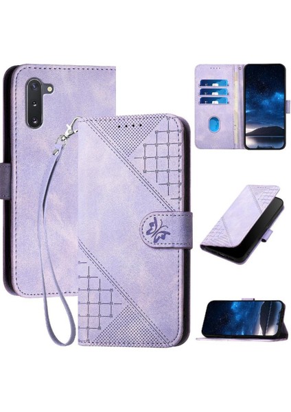 Samsung Galaxy Not 10 Için Flip Case Kabartmalı Kelebek Yüksek Kaliteli Telefon (Yurt Dışından)