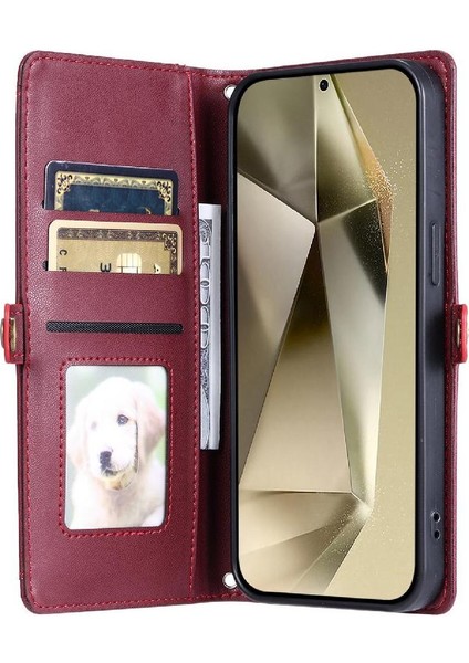 Cüzdan Crossbody Durumda Xiaomi Poco M6 4g Kart Tutucu Için Rfıd Engelleme (Yurt Dışından)