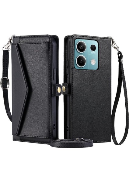 Cüzdan Crossbody Durumda Xiaomi Redmi Için Not 13 5g Cüzdan Kılıf Kadınlar Için (Yurt Dışından)