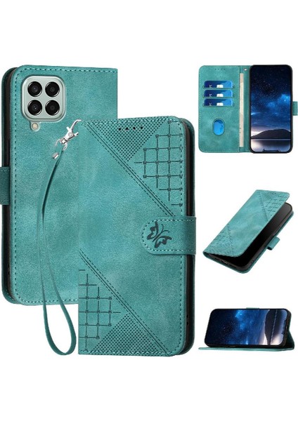 Ayrılabilir El Kayışı ve Kredi ile Samsung Galaxy M33 5g Için Flip Case (Yurt Dışından)
