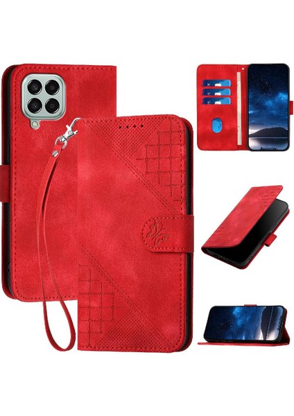 Ayrılabilir El Kayışı ve Kredi ile Samsung Galaxy M33 5g Için Flip Case (Yurt Dışından)