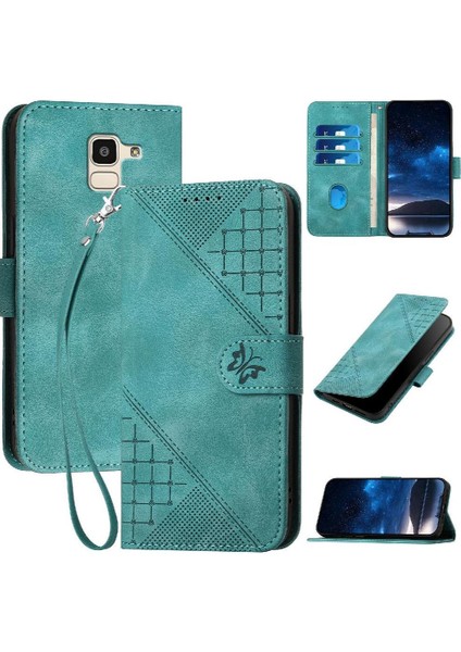 Ayrılabilir El Kayışı Yüksek Telefon ile Samsung Galaxy J6 2018 Için Flip Case (Yurt Dışından)