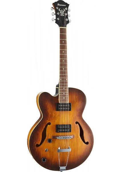 AF55L-TF Artcore Serisi Jazz Body Tobacco Flat Left Handed (Solak) Rosewood Klavye Elektro Gitar