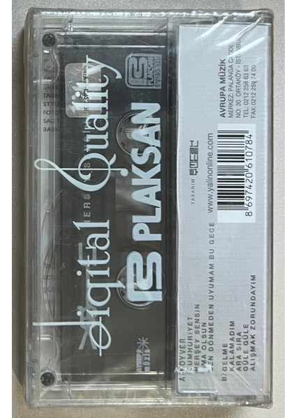 Yalın Herşey Sensin Kaset (Jelatininde Sıfır Orjnal Dönem Baskı Kaset) fiyatları