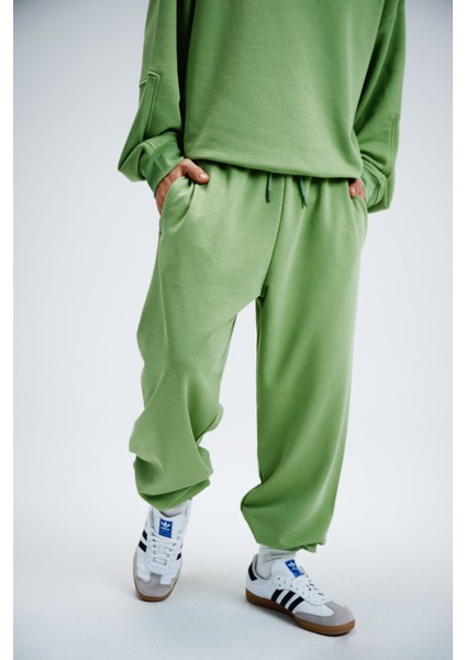 Erkek Timeless Jogger Fıstık Yeşili Eşofman Altı