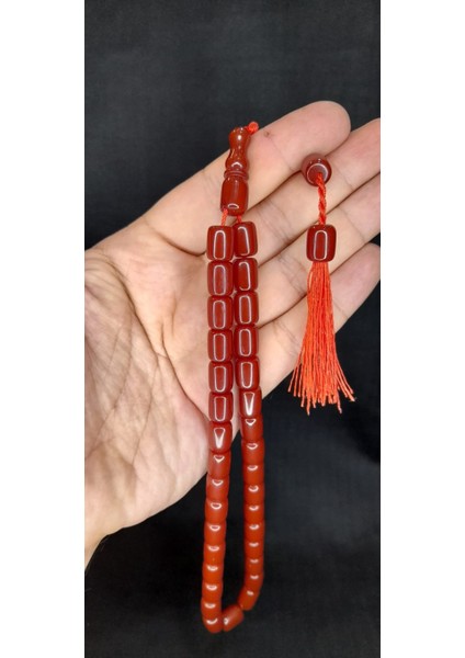 Çubuk Kehribar Tesbih Kahverengi Renk Kapsül Kesim T-444 fiyatları