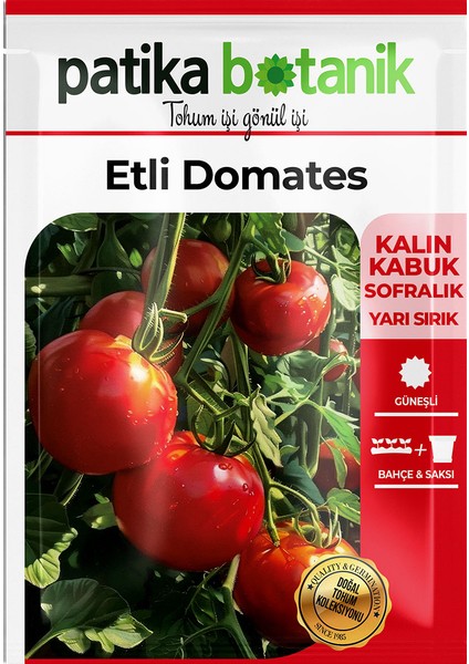 200 Adet Etli Domates Tohumu (Kalın Kabuk)