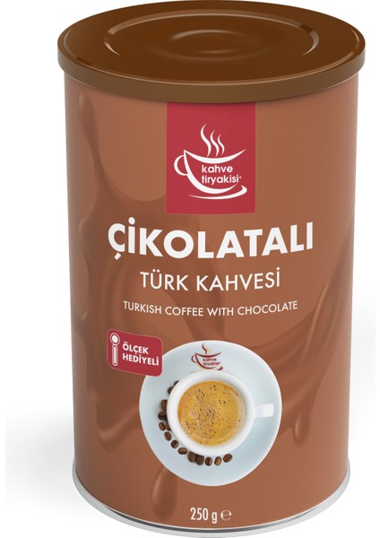 Çikolatalı Türk Kahvesi 250 gr Teneke