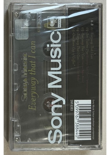 Sony Müzik Sertab Erener Everyway That I Can Kaset (Jelatininde Sıfır Orjnal Dönem Baskı Kaset)