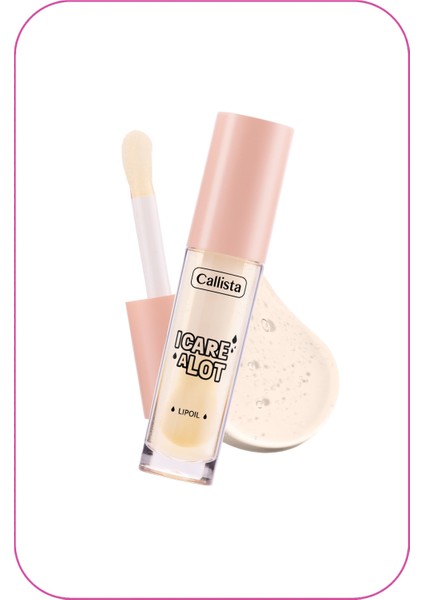 I Care A Lot Lip Oil - 01 Peach - Nemlendirici Dudak Yağı