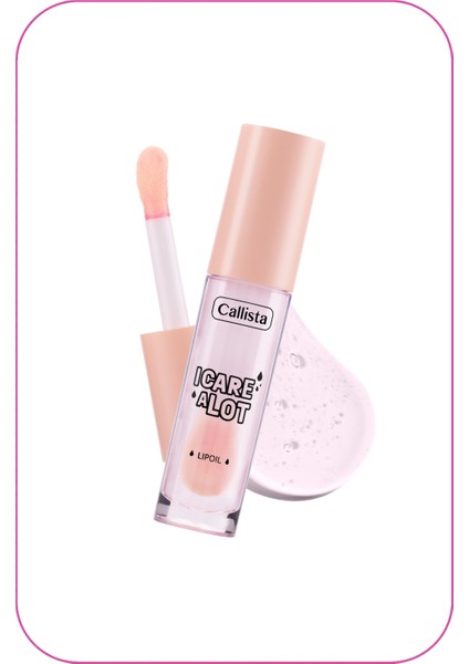 I Care A Lot Lip Oil - 02 Strawberry - Nemlendirici Dudak Yağı