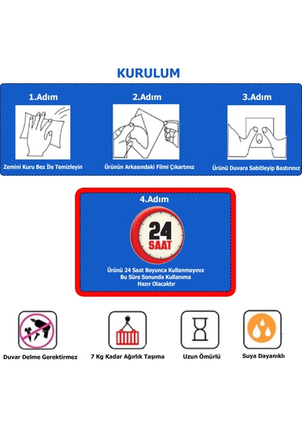 Kendinden Yapışkanlı ve Vidalı Tekli Sabunluk Mat Siyah